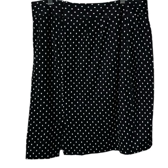 Lane Bryant Black & White Polka Dot Pencil Skirt  Plus Size 22 - Picture 1 of 6